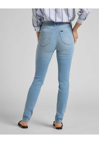 Lee - LEE SCARLETT HIGH DAMSKIE SPODNIE JEANSOWE JEANSY BLEACHED AZUR L626PQXL #4