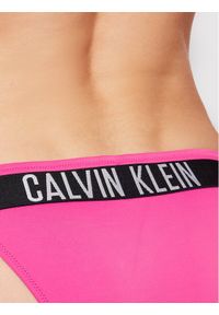 Calvin Klein Swimwear Dół od bikini KW0KW01230 Różowy. Kolor: różowy. Materiał: syntetyk #2