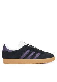 Adidas - adidas Sneakersy Gazelle JS1381 Czarny. Kolor: czarny. Materiał: skóra. Model: Adidas Gazelle