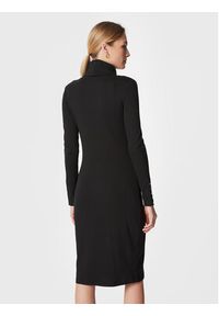 Lauren Ralph Lauren Sukienka dzianinowa 250881980 Czarny Slim Fit. Kolor: czarny. Materiał: bawełna #4