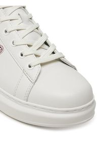 Karl Lagerfeld - KARL LAGERFELD Sneakersy Kapri KL62511A Biały. Kolor: biały. Materiał: skóra #4