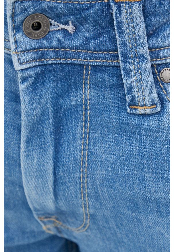 Pepe Jeans szorty jeansowe CASH SHORT męskie. Okazja: na co dzień. Kolor: niebieski. Materiał: denim. Styl: casual