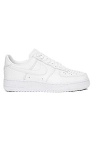 Buty do chodzenia męskie Nike Air Force 1 '07 Fresh. Zapięcie: sznurówki. Kolor: biały. Materiał: guma, skóra, tkanina, materiał, syntetyk. Szerokość cholewki: normalna. Model: Nike Air Force. Sport: turystyka piesza