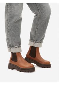 G-Star RAW - G-Star Raw Sztyblety EO-DAMLA-25FW26 Brązowy. Kolor: brązowy. Materiał: skóra #1
