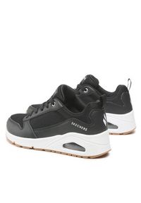 skechers - Skechers Sneakersy Uno Inside Matters 155005/BKW Czarny. Kolor: czarny. Materiał: materiał