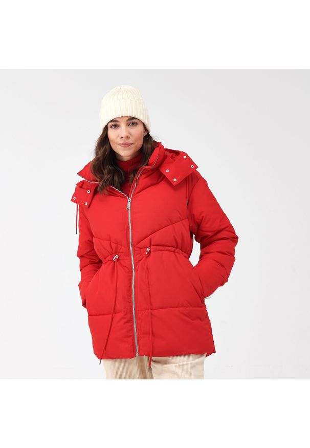 Rurie Regatta damska turystyczna kurtka pikowana. Kolor: czerwony. Materiał: poliester. Sport: turystyka piesza