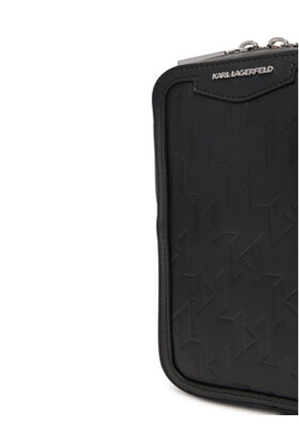Karl Lagerfeld - KARL LAGERFELD Saszetka A3M30179 Czarny. Kolor: czarny. Materiał: skóra