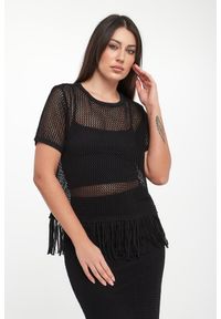 Joseph Ribkoff - Sweter damski z frędzlami JOSEPH RIBKOFF #1