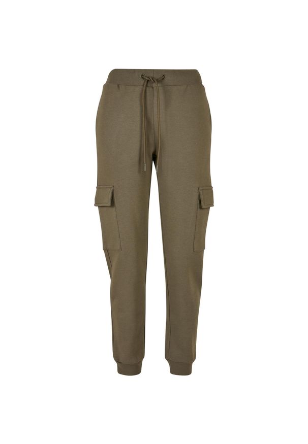 Damski strój do joggingu typu cargo Urban Classics. Kolor: zielony. Długość: długie. Sport: bieganie