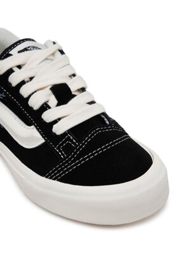 Vans Tenisówki Knu Skool VN000D75F2B1 Czarny. Kolor: czarny. Materiał: skóra, zamsz