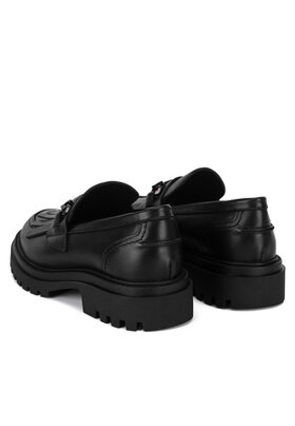 Gino Rossi Loafersy KEMER-1078-24 Czarny. Kolor: czarny. Materiał: skóra