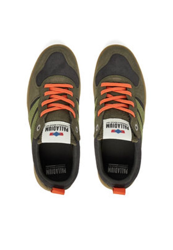 Palladium Sneakersy Pallacup Flame Sde 79505-320-M Zielony. Kolor: zielony. Materiał: zamsz, skóra