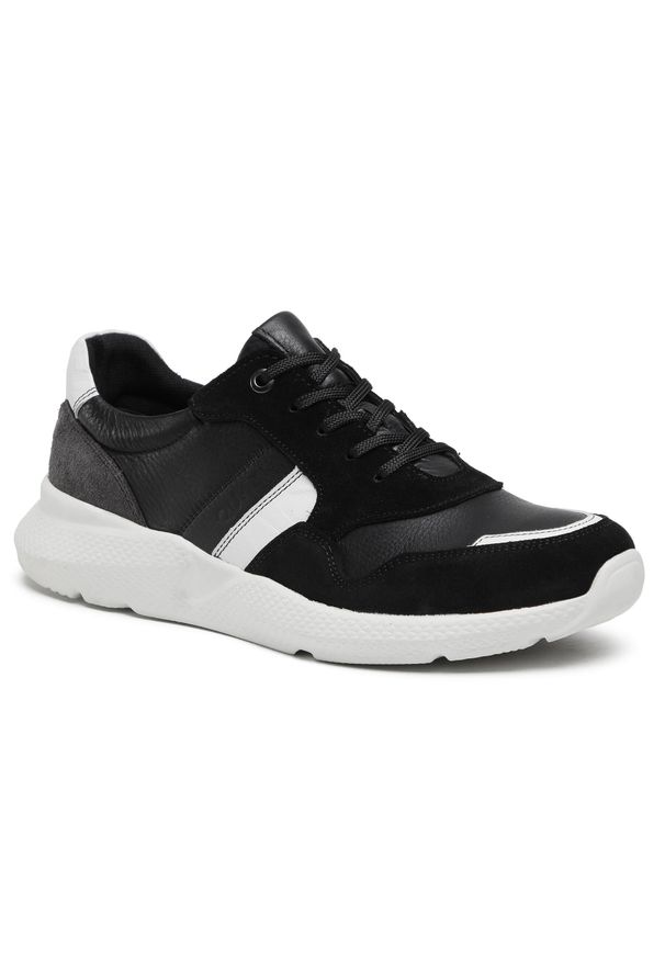 Sneakersy QUAZI QZ-01-04-000454 601. Kolor: czarny. Materiał: skóra