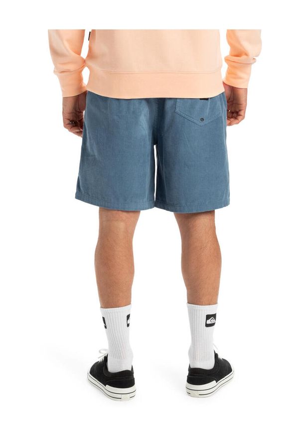 Quiksilver - Szorty z kordu dla Mężczyzn TAXER 18" Niebieski. Kolor: niebieski. Materiał: materiał, bawełna. Długość: krótkie. Sezon: lato