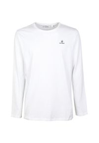 ZEAGLE - Glemo ATHL DPT Logan koszulka męska z długim rękawem, biała L. Okazja: na co dzień. Kolor: biały. Materiał: bawełna. Długość rękawa: długi rękaw. Długość: długie. Styl: casual #1