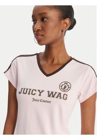 Juicy Couture T-Shirt Juicy Wag JCWCT126319 Różowy Slim Fit. Kolor: różowy #6
