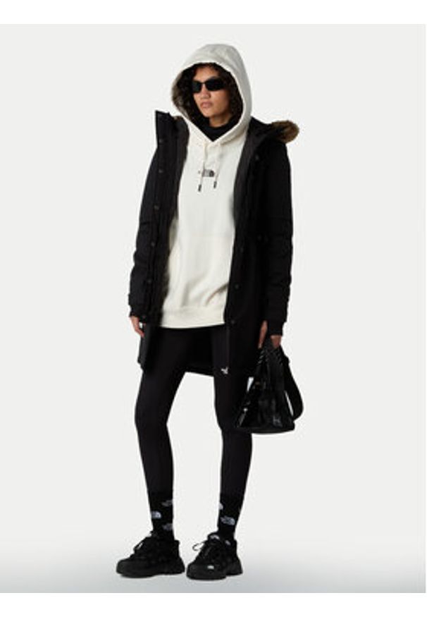 The North Face Parka Zaneck NF0A8DZN Czarny Regular Fit. Kolor: czarny. Materiał: syntetyk