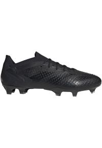 Adidas - Buty piłkarskie adidas Predator Accuracy.1 Low Fg M GW4575 czarne. Zapięcie: sznurówki. Kolor: czarny. Materiał: guma, syntetyk, materiał. Szerokość cholewki: normalna. Sport: piłka nożna #8