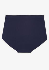Renee - Granatowe Bezszwowe Majtki High Waist Navorila. Stan: podwyższony. Kolor: niebieski