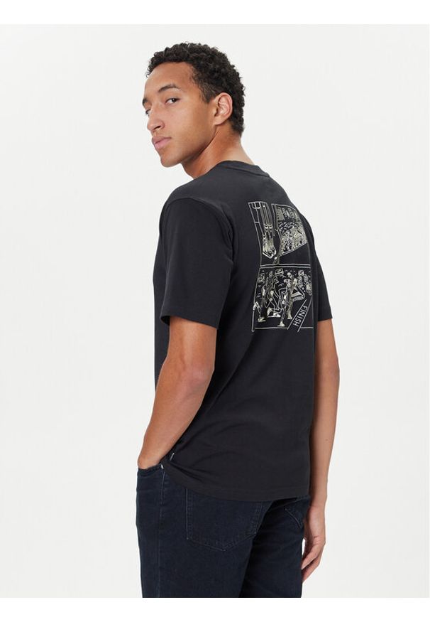 New Balance T-Shirt MT53921 Czarny Regular Fit. Kolor: czarny. Materiał: bawełna