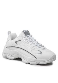 Fila Sneakersy Strada Lucid Wmn FFW0192.10004 Biały. Kolor: biały. Materiał: skóra