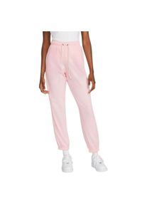 Nike - Damska Odzież Sportowa Vintage Gym Jogging Bottoms. Kolor: różowy. Sport: bieganie