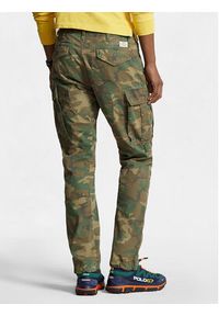 Polo Ralph Lauren Spodnie materiałowe 710932311001 Zielony Slim Fit. Kolor: zielony. Materiał: bawełna