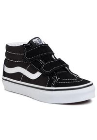 Vans Sneakersy Sk8-Mid Reissue V VN00018T6BT1 Czarny. Kolor: czarny. Materiał: zamsz, skóra. Model: Vans SK8 #8