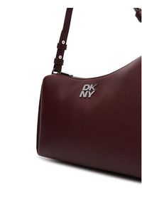 DKNY Torebka R423AE54 Bordowy. Kolor: czerwony. Materiał: skórzane