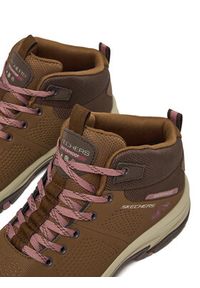 skechers - Skechers Trekkingi Trego 180005/BRMT Brązowy. Kolor: brązowy. Materiał: skóra #5
