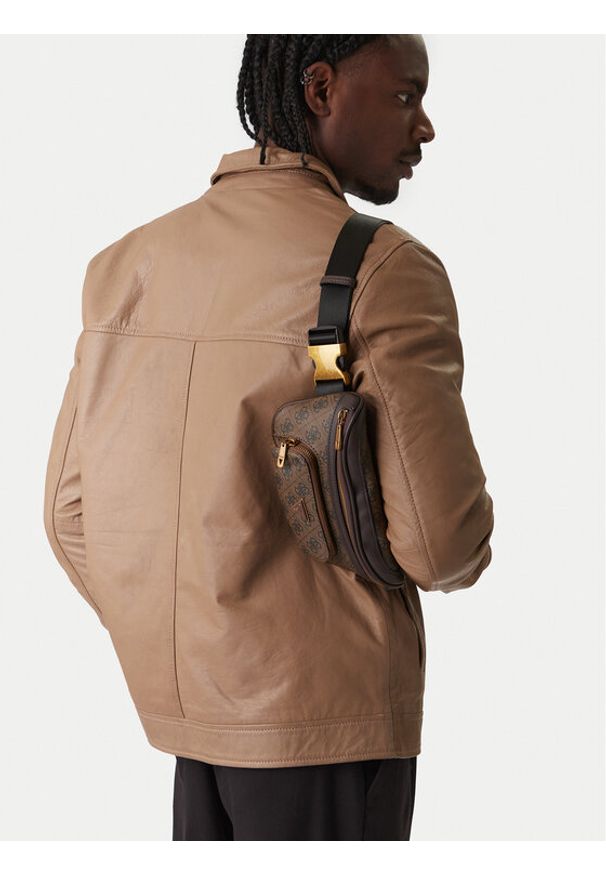 Guess Nerka HMEVZL P3231 Brązowy. Kolor: brązowy. Materiał: skóra