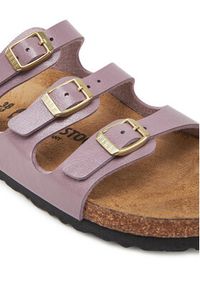 Birkenstock Klapki Florida 1029769 Fioletowy. Kolor: fioletowy. Materiał: skóra #4