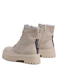 Steve Madden Trapery Skylar SM11001184-03002-846 Beżowy. Kolor: beżowy. Materiał: skóra, zamsz