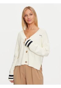 Guess Jeans Kardigan W4BR81 Z3HM1 Écru Regular Fit. Materiał: bawełna #1
