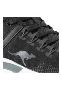 KangaRoos - Szare Sneakersy Kangaroos Damskie Sportowe Buty. Okazja: na co dzień. Kolor: czarny. Materiał: materiał #6