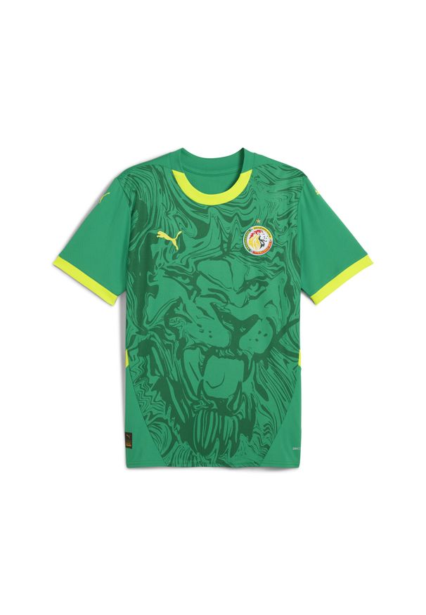 Puma - Męska koszulka wyjazdowa Senegal 2025 PUMA. Kolor: zielony. Wzór: aplikacja. Sport: piłka nożna