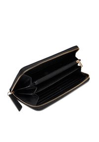 TOMMY HILFIGER - Tommy Hilfiger Duży Portfel Damski Th Logotape Lrg Za AW0AW17266 Czarny. Kolor: czarny. Materiał: skóra #3