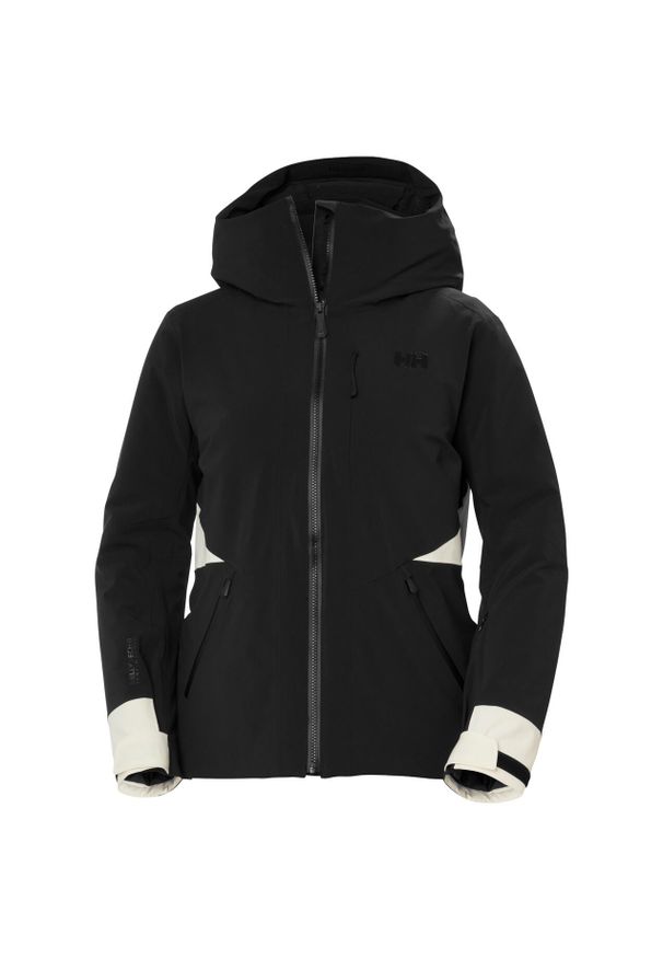 Damska kurtka narciarska z kapturem Helly Hansen Kvitfjell Race Ins. Typ kołnierza: kaptur. Kolor: czarny. Sezon: zima. Sport: narciarstwo