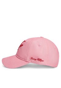 TOMMY HILFIGER - Tommy Hilfiger Czapka z daszkiem Logo Embroidery Baseball Cap AW0AW18338 Różowy. Kolor: różowy. Materiał: bawełna #3