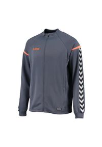 Bluza sportowa Hummel Authentic Charge Poly Zip Jacket. Kolor: wielokolorowy, niebieski, pomarańczowy, szary