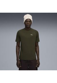 Puma - Męska koszulka Evostripe PUMA Dark Olive Green. Kolor: zielony. Sport: fitness