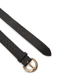 Calvin Klein Pasek Damski Classic Buckle Aop 30Mm LV04K7019G Czarny. Kolor: czarny. Materiał: skóra #3
