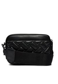 Kurt Geiger Torebka DUAL ZIP CAMERA BAG 2042500109 Czarny. Kolor: czarny. Materiał: skórzane