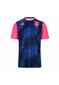 Kappa - Koszulka Stade Français Aboupre Pro 8 2024/25. Kolor: niebieski, różowy, wielokolorowy