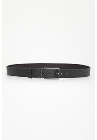Karl Lagerfeld - Pasek męski skórzany pleciony KARL LAGERFELD. Materiał: skóra #1