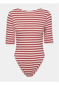 Pieces Body Miral 17150076 Biały Regular Fit. Kolor: biały. Materiał: bawełna