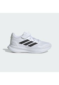 Adidas - Buty Runfalcon 5 Kids. Okazja: na co dzień. Kolor: czarny, biały, wielokolorowy. Materiał: materiał