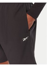 Reebok Szorty sportowe RK25181CCM Czarny Regular Fit. Kolor: czarny. Materiał: syntetyk. Styl: sportowy #5