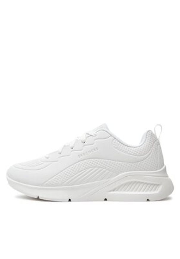 skechers - Skechers Sneakersy Uno Lite-Lighter One 183120/WHT Biały. Kolor: biały. Materiał: materiał