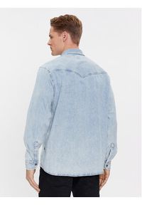 BOSS - Boss Koszula jeansowa 50489489 Niebieski Relaxed Fit. Kolor: niebieski. Materiał: bawełna